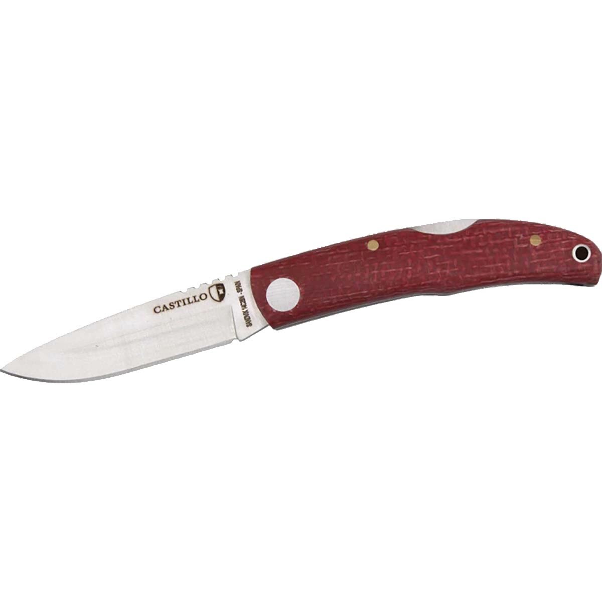 Castillo Knives The Listo Knife in Chili Red Micarta